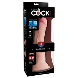 Фаллос King Cock Plus 8" Triple Density