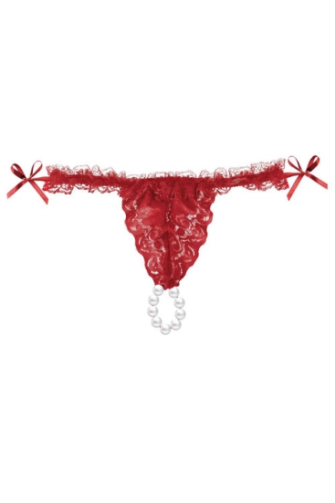 Трусики с бусинами и гелем INTT Sliding Gel